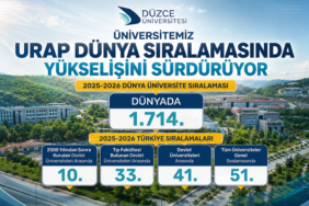 Düzce Üniversitesi'nden URAP 2025-2026 Sıralamasında Çifte Gurur
