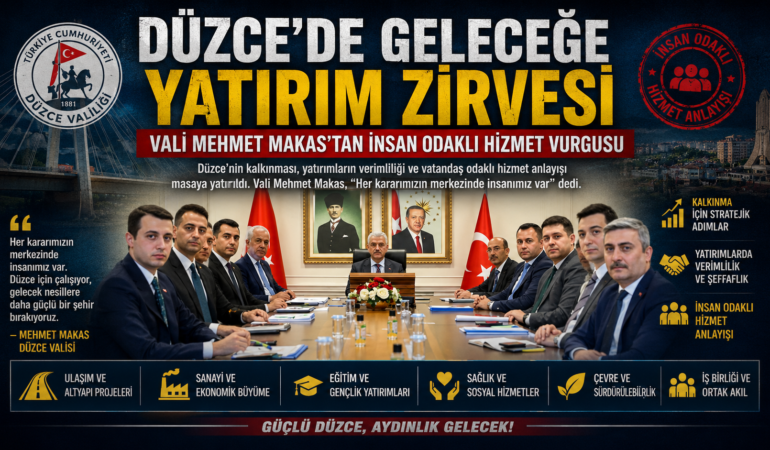 Vali Makas Başkanlığında Kritik Toplantı: