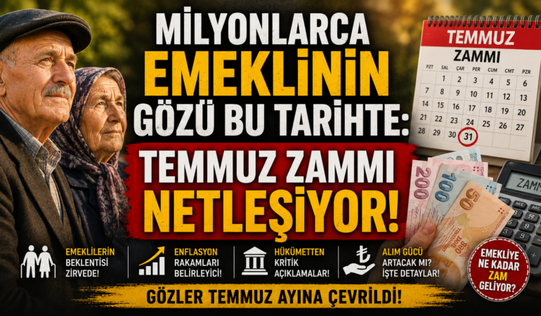 MİLYONLARCA EMEKLİNİN GÖZÜ BU TARİHTE:
