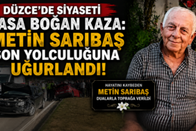  METİN SARIBAŞ SON YOLCULUĞUNA UĞURLANIYOR!