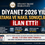 Diyanet 2026 Yılı Atama ve Nakil Sonuçlarını İlan Etti!