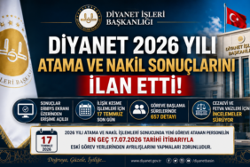 Diyanet 2026 Yılı Atama ve Nakil Sonuçlarını İlan Etti!