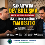  Rektör Adayı Murat Alemdar’a Rizeliler Derneği’n Ziyaret!