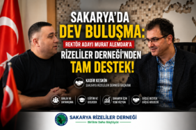  Rektör Adayı Murat Alemdar’a Rizeliler Derneği’n Ziyaret!