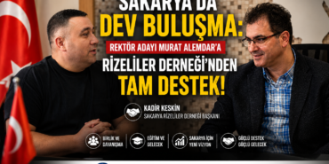  Rektör Adayı Murat Alemdar’a Rizeliler Derneği’n Ziyaret!