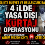 4 İlde Yasa Dışı Kürtaj Operasyonu