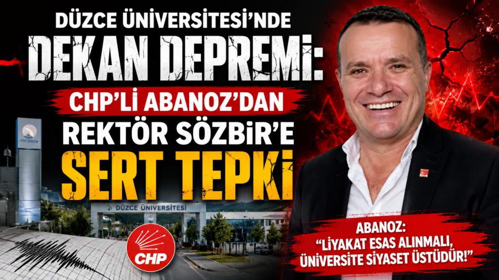 Abanoz'dan Rektör Sözbir'e Sert Tepki: