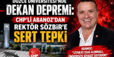 Abanoz'dan Rektör Sözbir'e Sert Tepki: