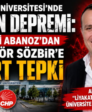 Abanoz'dan Rektör Sözbir'e Sert Tepki: