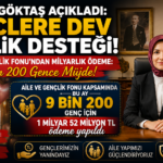 Bakan Göktaş Açıkladı: Gençlere Dev Evlilik Desteği!