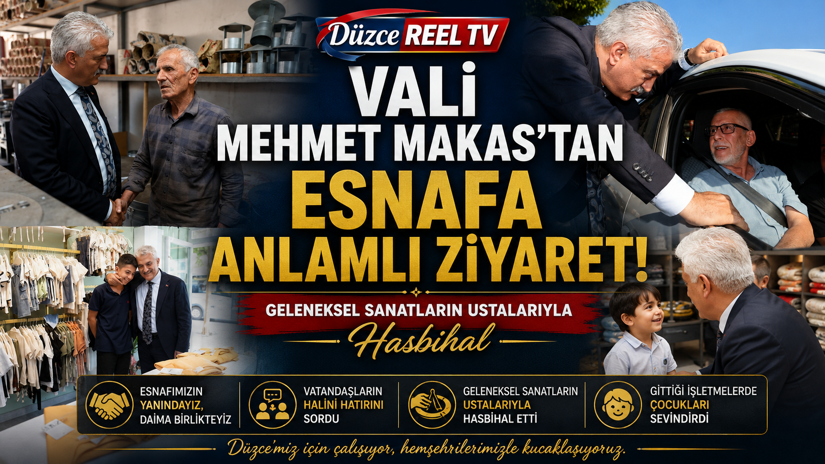 VALİ MEHMET MAKAS’TAN ESNAFA ANLAMLI ZİYARET: SOKAK SOKAK DİNLEDİ!