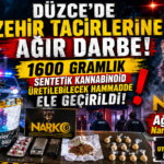 Düzce'de Narkotik Operasyonu: Bir Şüpheli Tutuklandı