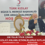 Kızılay'ın Kuruluşunun 158. YılıKutlandı!