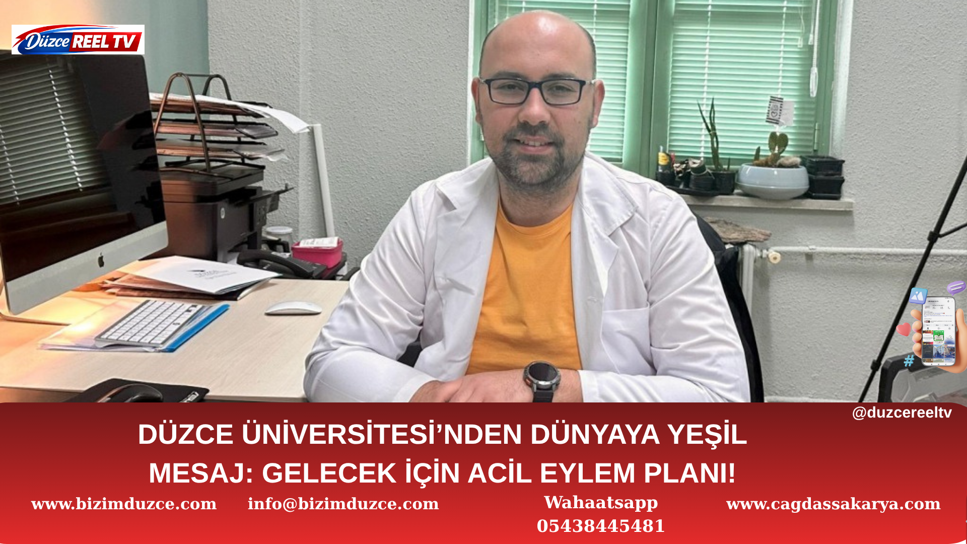 DÜZCE ÜNİVERSİTESİ’NDEN DÜNYAYA YEŞİL MESAJ: