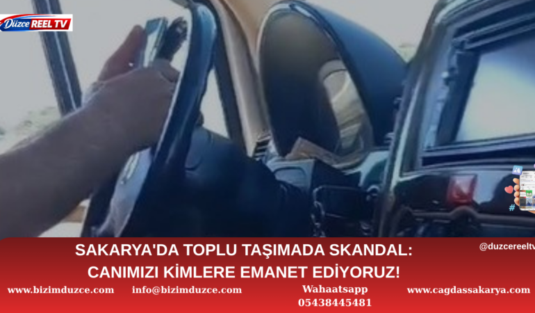 SAKARYA'DA TOPLU TAŞIMADA SKANDAL: