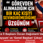CHP’li Dağıstanlı’dan Özgür Özel’e Tam Destek!