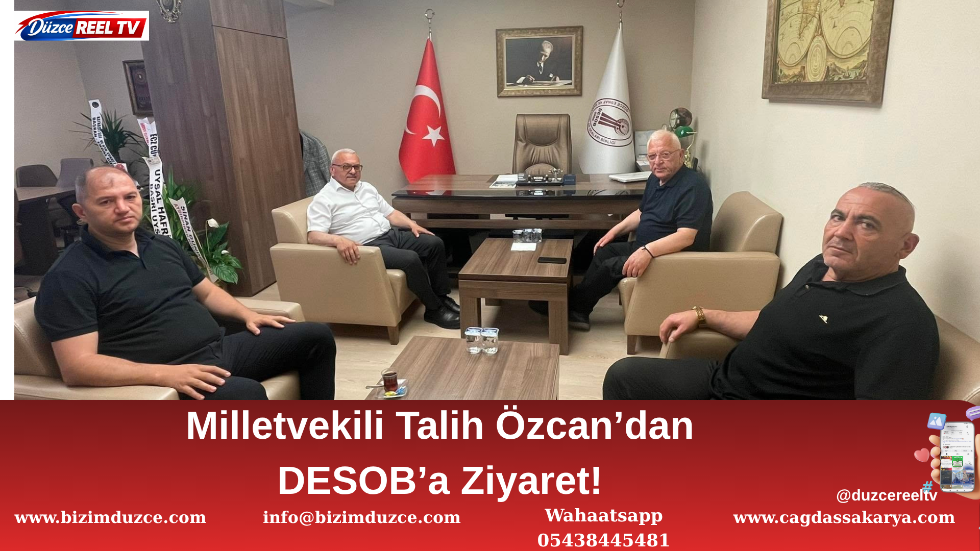 Milletvekili Talih Özcan’dan DESOB’a Ziyaret!