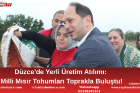 Düzce’de Yerli Mısır Tohumları Toprakla Buluştu!