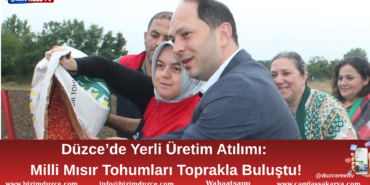 Düzce’de Yerli Mısır Tohumları Toprakla Buluştu!
