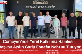 Başkan Aydın Garip Cumayeri'nde Esnafın Nabzını Tutuyor