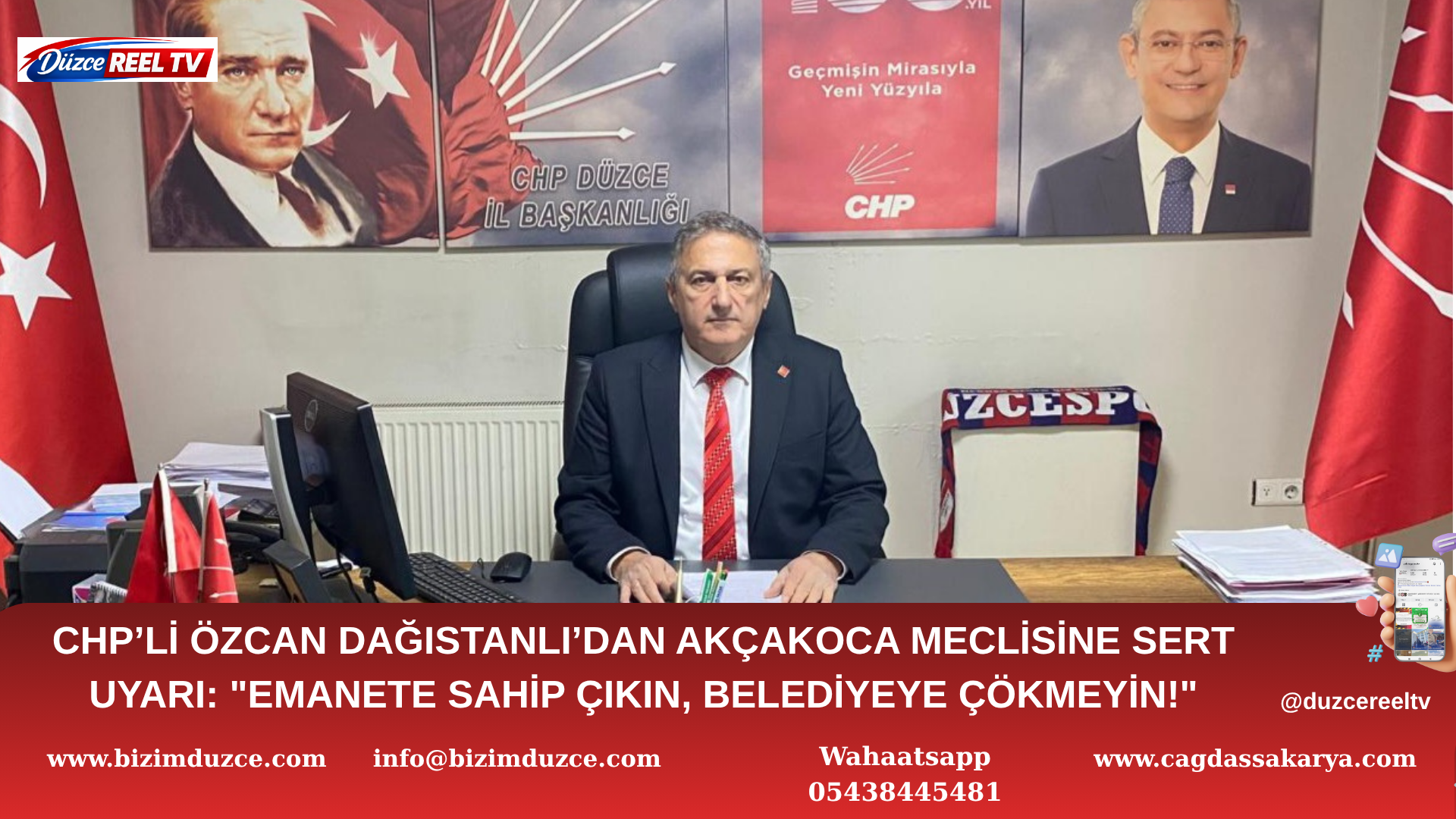 CHP’li Özcan Dağıstanlı’dan Akçakoca Meclisine Sert Uyarı: