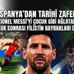 Lionel Messi’yi Ağlatan Şampiyonluk Sonrası Filistin Bayrakları Dalgalandı