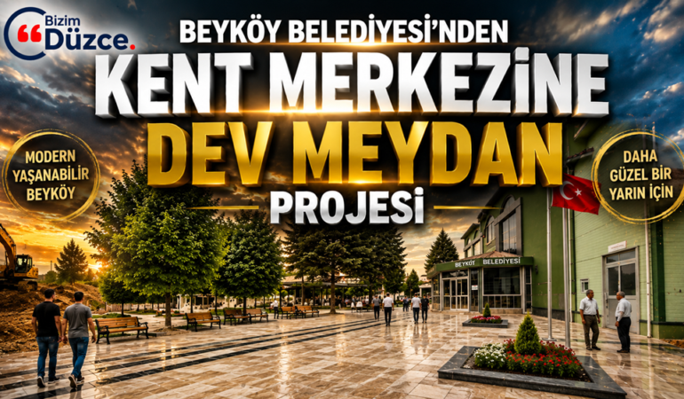Geleceğin Beyköy Merkez Camii Çevresi Baştan Aşağı Yenileniyor Geleceğin Beyköy Merkez Camii Çevresi Baştan Aşağı Yenileniyor