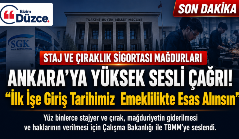 STAJ VE ÇIRAKLIK MAĞDURLARINDAN ANKARA'YA YÜKSEK SESLİ ÇAĞRI: STAJ VE ÇIRAKLIK MAĞDURLARINDAN ANKARA'YA YÜKSEK SESLİ ÇAĞRI: