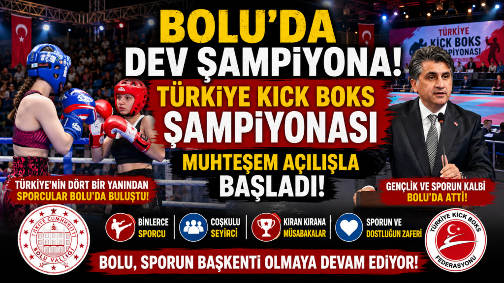 Türkiye Kick Boks Şampiyonası'nın Açılış Programı