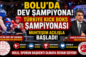 Türkiye Kick Boks Şampiyonası'nın Açılış Programı