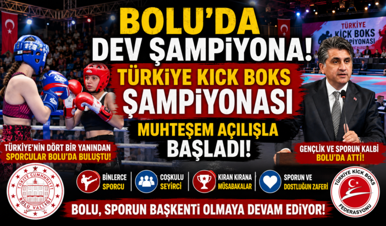 Türkiye Kick Boks Şampiyonası'nın Açılış Programı