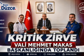 Kritik Zirve Vali Mehmet Makas Başkanlığında Toplandı