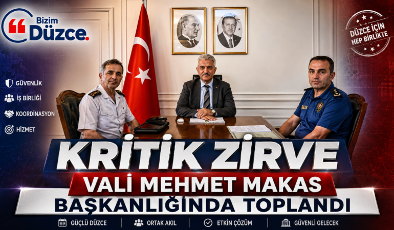 VALİ MEHMET MAKAS'TAN NET MESAJ: GEÇİT YOK! Kritik Zirve Vali Mehmet Makas Başkanlığında Toplandı