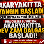 Akaryakıt Fiyatlarında Rekor Artış