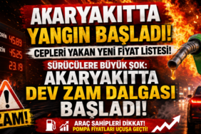 Akaryakıt Fiyatlarında Rekor Artış