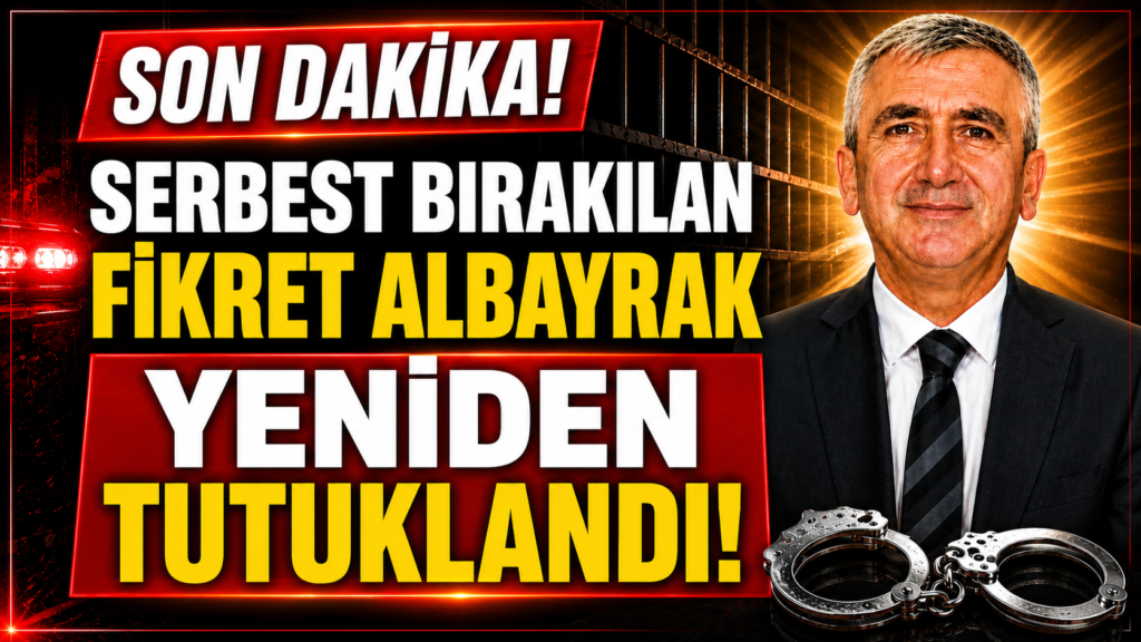 Serbest Bırakılan Fikret Albayrak Yeniden Tutuklandı!