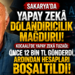 Sakarya'da Yapay Zeka'lı Dolandırıcılık ! Sakarya'da Yapay Zeka'lı Dolandırıcılık !