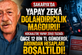 Sakarya'da Yapay Zeka'lı Dolandırıcılık ! Sakarya'da Yapay Zeka'lı Dolandırıcılık !