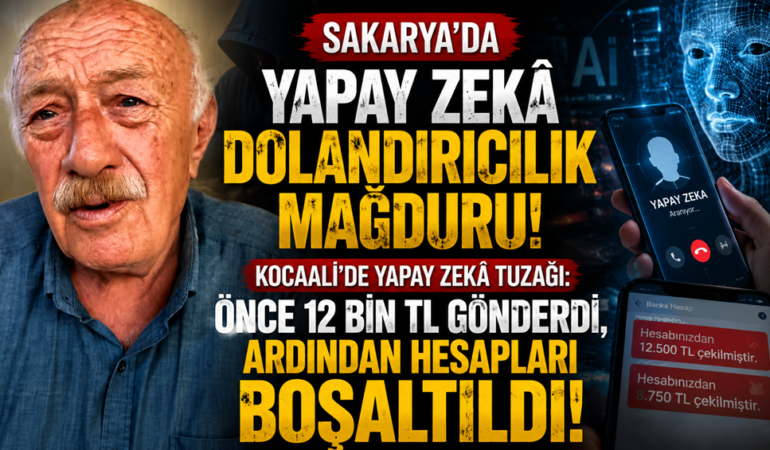 Sakarya'da Yapay Zeka'lı Dolandırıcılık !