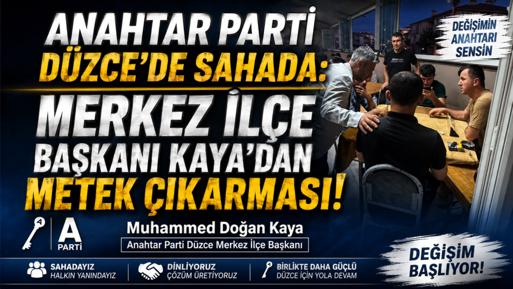 KAYA'DAN METEK MAHALLESİ HALKI İLE BULUŞTU!