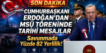 Cumhurbaşkanı Erdoğan'dan MSÜ Töreninde Tarihi Mesajlar:
