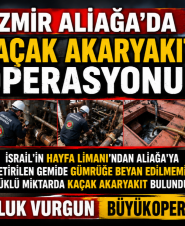 Hayfa'dan Gelen Söküm Gemisinde Tonlarca Kaçak Akaryakıt Ele Geçirildi