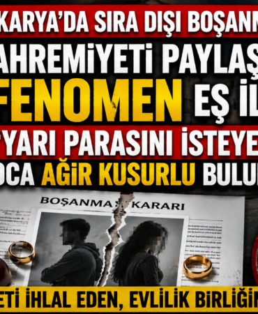 Sakarya'da Sıra Dışı Boşanma: Sakarya'da Sıra Dışı Boşanma: