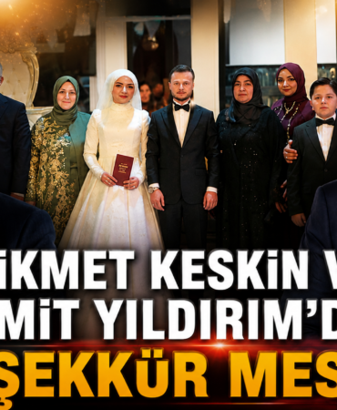 Hikmet Keskin ve Hamit Yıldırım'dan Teşekkür Mesajı!