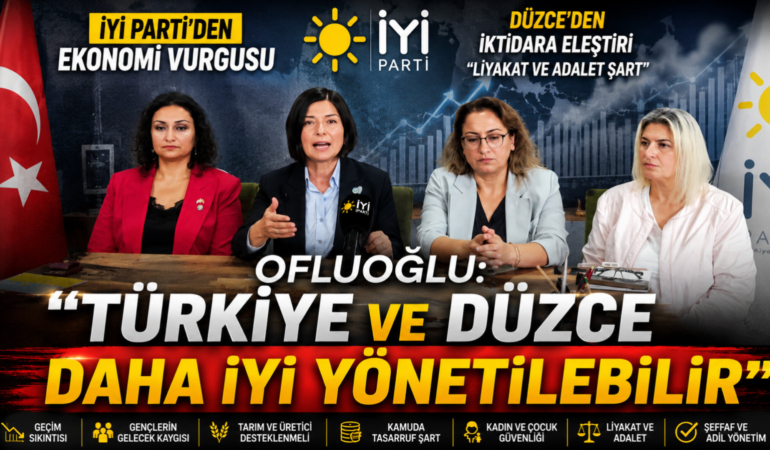 OFLUOĞLU: “Düzce ve Türkiye daha iyi yönetilebilir”