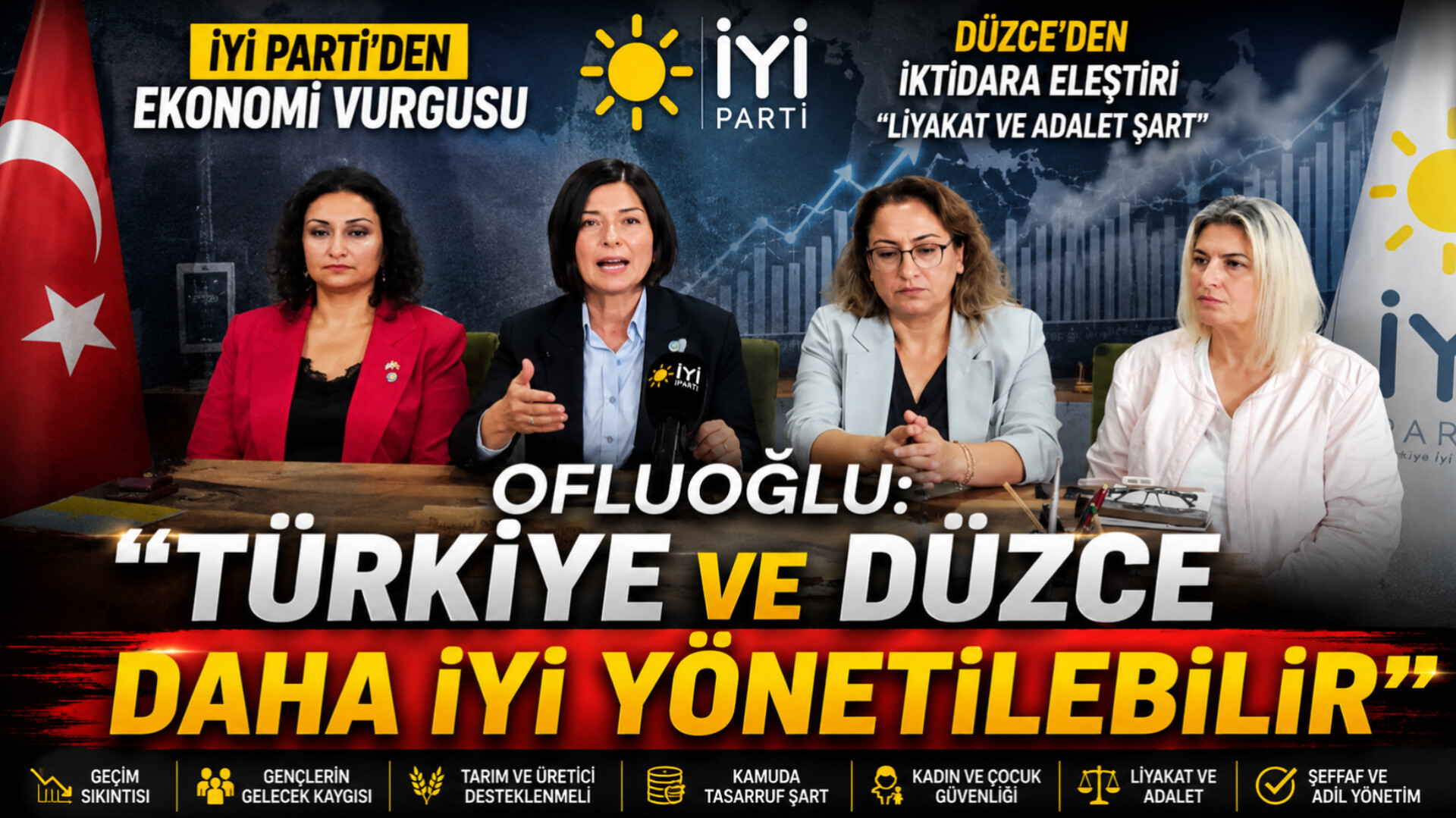 OFLUOĞLU: “Düzce ve Türkiye daha iyi yönetilebilir”