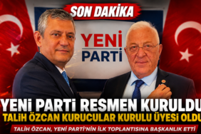 TALİH ÖZCAN YENİ PARTİ’NİN İLK TOPLANTISINA BAŞKANLIK ETTİ TALİH ÖZCAN YENİ PARTİ’NİN İLK TOPLANTISINA BAŞKANLIK ETTİ