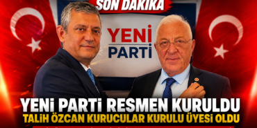 TALİH ÖZCAN YENİ PARTİ’NİN İLK TOPLANTISINA BAŞKANLIK ETTİ TALİH ÖZCAN YENİ PARTİ’NİN İLK TOPLANTISINA BAŞKANLIK ETTİ