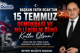 BAŞKAN OCAK'TAN 15 TEMMUZ MESAJI: "İRADE BİZİM, ZAFER BİZİM!" BAŞKAN OCAK'TAN 15 TEMMUZ MESAJI: "İRADE BİZİM, ZAFER BİZİM!"
