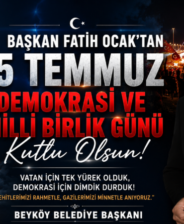 BAŞKAN OCAK'TAN 15 TEMMUZ MESAJI: "İRADE BİZİM, ZAFER BİZİM!" BAŞKAN OCAK'TAN 15 TEMMUZ MESAJI: "İRADE BİZİM, ZAFER BİZİM!"